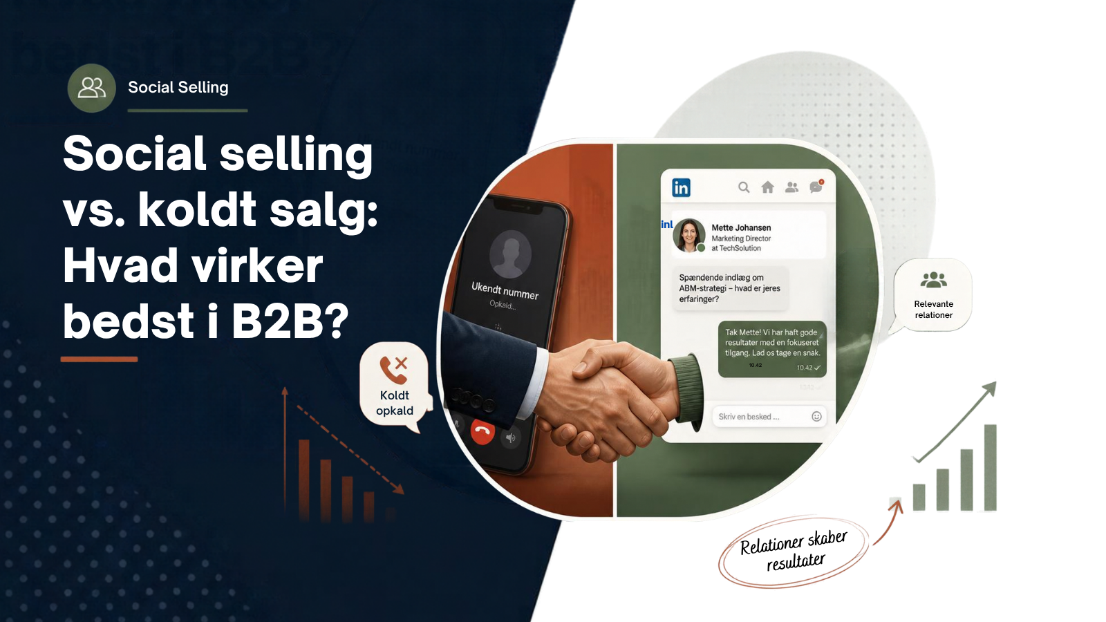 Social selling versus koldt salg i B2B